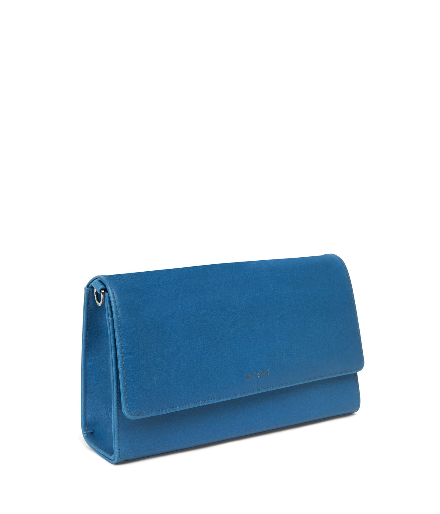 DREWLG Large Vegan Crossbody Bag - Vintage | Color: Blue - variant::bluejay