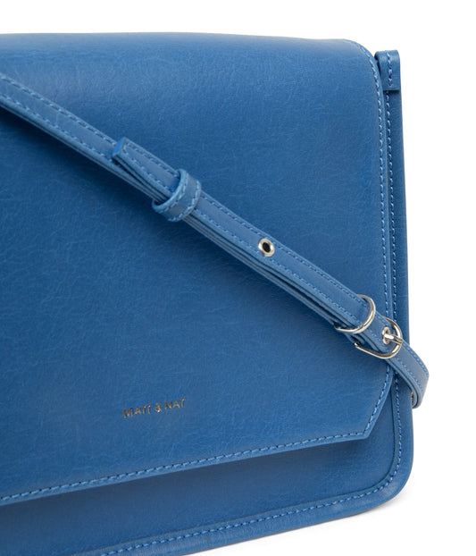 LEV Vegan Crossbody Bag - Vintage | Color: Blue - variant::bluejay