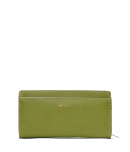 WEBBER Vegan Wallet - Vintage | Color: Green - variant::frog