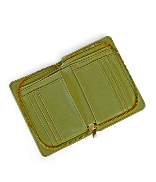 WEBBERSM Small Vegan Wallet - Vintage | Color: Green - variant::frog