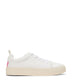 MARCI Women's Vegan Sneakers | Color: White, Pink - variant::white pink