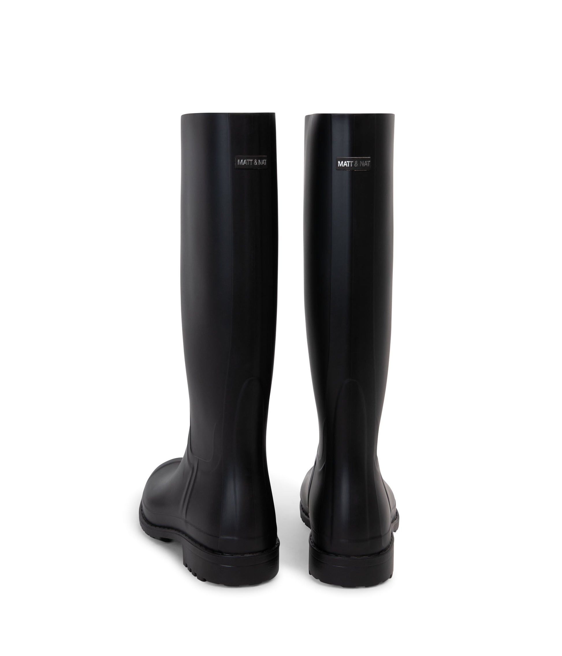 OTOKI Women's Tall Vegan Rain Boots | Color: Black - variant::black