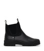 SIVA Women's Vegan Slip On Boots | Color: Black - variant::black