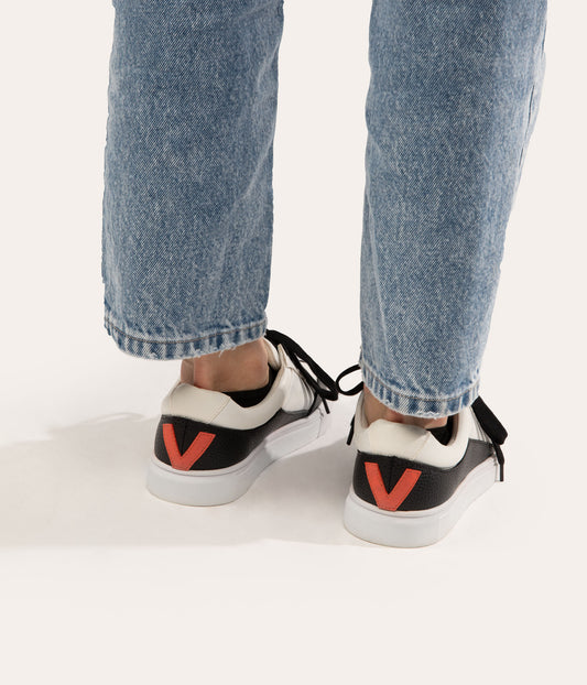 EVERLY Women's Vegan Skate Shoes | Color: White - variant::white