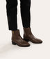 LIMAN Women's Vegan Flat Boots | Color: Brown - variant::brown