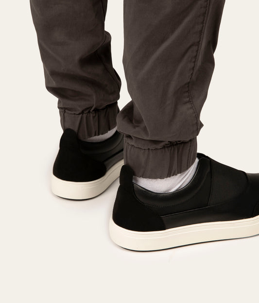 LUKE Men's Vegan Sneakers | Color: Black - variant::black
