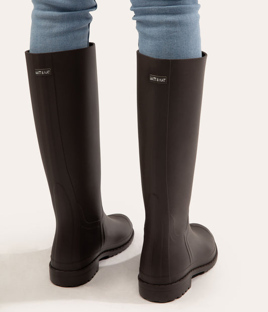OTOKI Women's Tall Vegan Rain Boots | Color: Off White - variant::off white