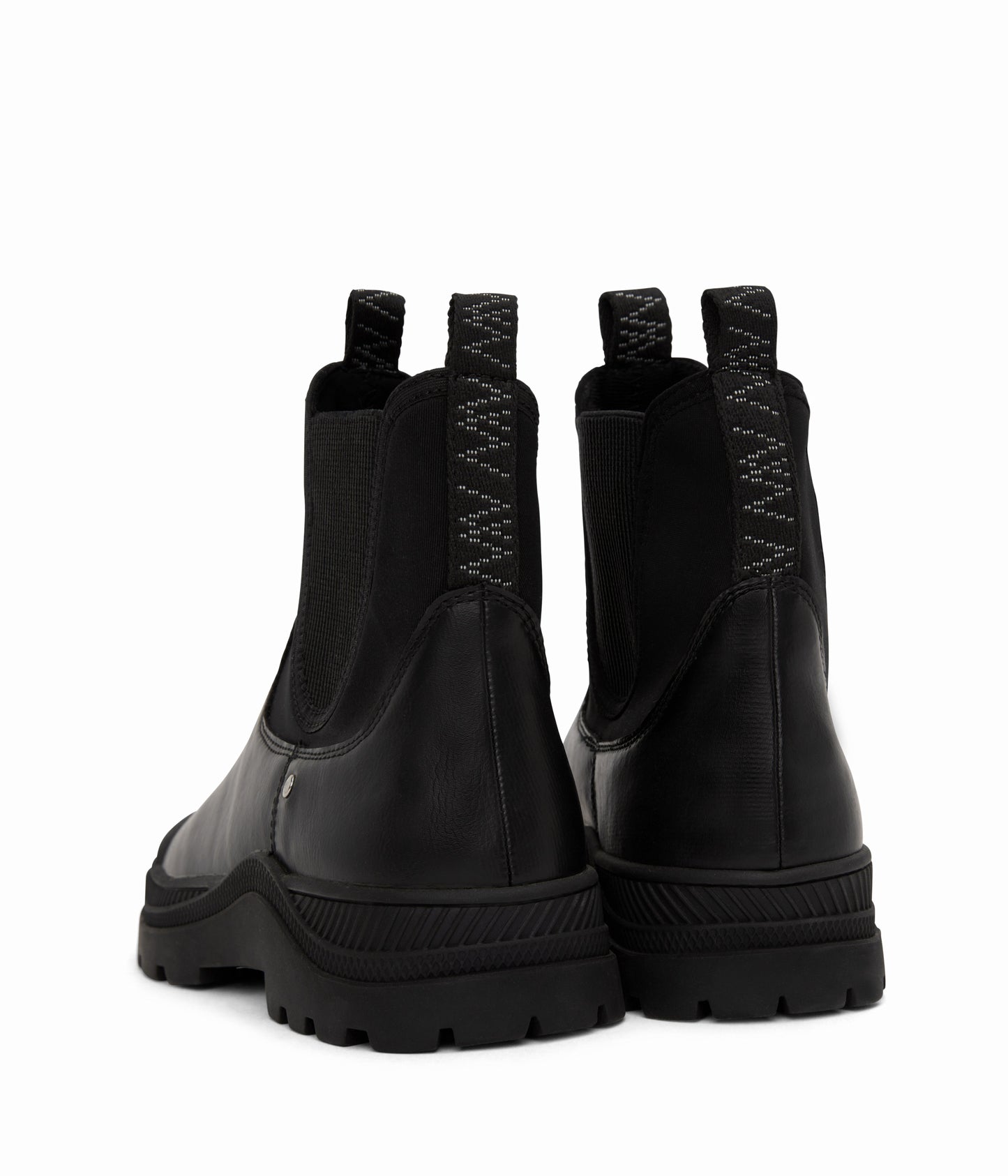 SIVA Women's Vegan Slip On Boots | Color: Black - variant::black