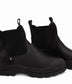 SIVA Women's Vegan Slip On Boots | Color: Black - variant::black