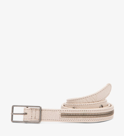 SALVI Women's Vegan Leather Belt | Color: Grey - variant:koala
