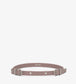 DOLLY Women's Vegan Skinny Belt | Color: Pink - variant::orchid