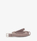 MARION Women's Vegan Skinny Belt | Color: Pink - variant::orchid