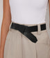 NODO Women's Vegan Leather Belt | Color: Brown - variant::chili