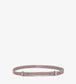 SOLINA Women's Vegan Skinny Belt | Color: Pink - variant::orchid