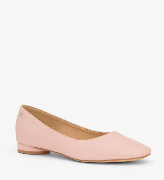 WILLOW Vegan Ballerina Flats | Color: Pink - variant::blossom