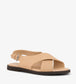 VILLERAY Vegan Criss Cross Sandals | Color: Beige - variant:sand