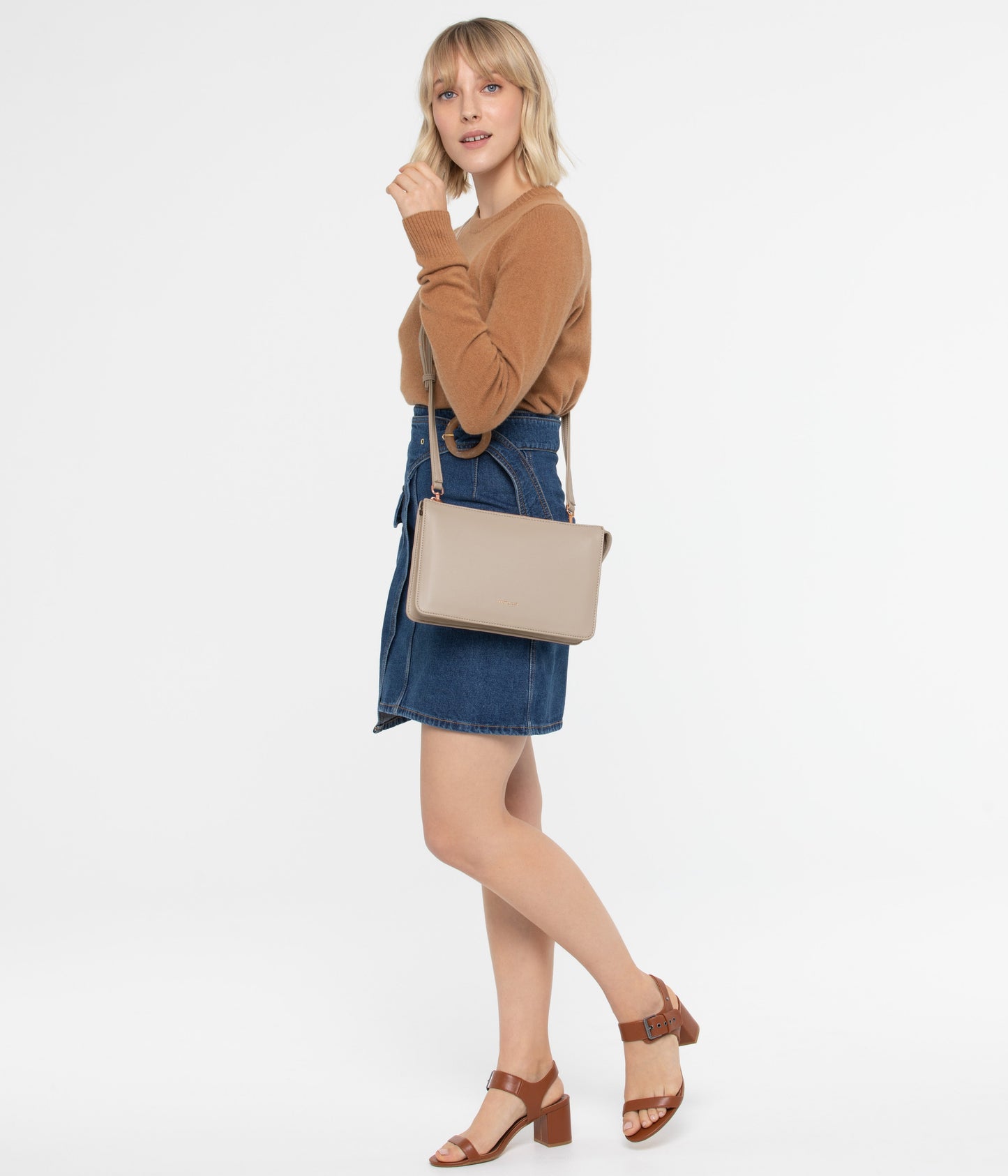 TORI Vegan Crossbody Bag - Loom | Color: Black - variant::blackr