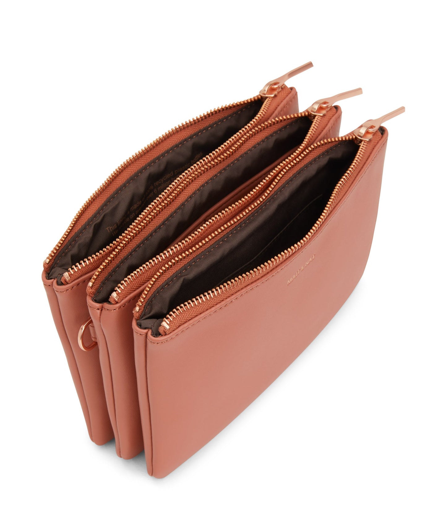 TRIPLET Vegan Crossbody Bag - Loom | Color: Pink - variant::ombre