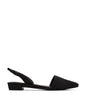 CORY Vegan Slingback Flats | Color: Black - variant::black