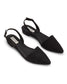 CORY Vegan Slingback Flats | Color: Black - variant::black