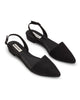 CORY Vegan Slingback Flats | Color: Black - variant::black