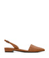 CORY Vegan Slingback Flats | Color: Brown - variant::chili