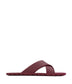 LORENA Vegan Cross Sandals | Color: Purple - variant::berry