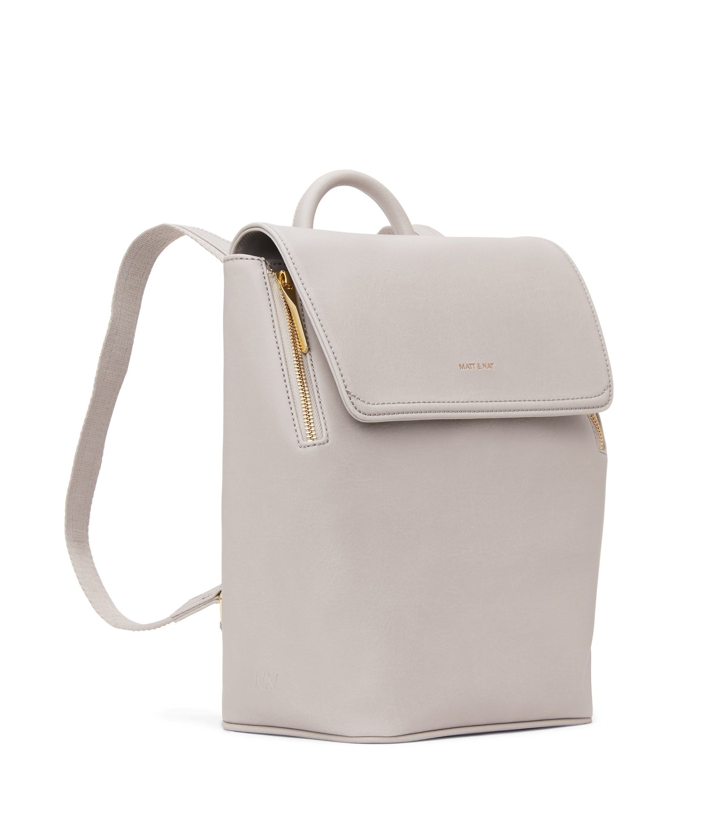 FABI Mini Vegan Backpack - Vintage | Color: Grey - variant::pearl