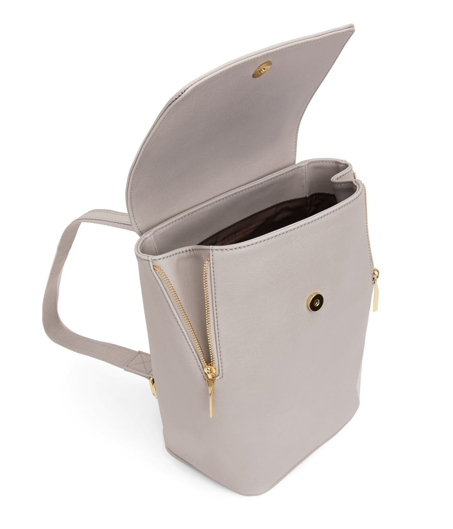 FABI Mini Vegan Backpack - Vintage | Color: Grey - variant::pearl