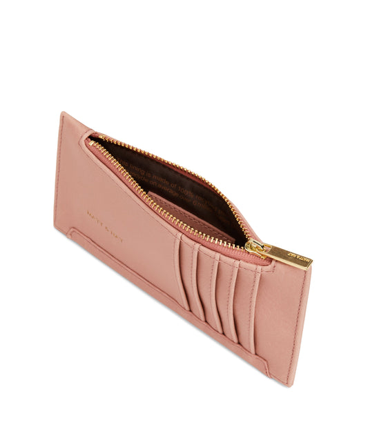 JESSE Slim Vegan Wallet - Vintage | Color: Pink - variant::ceramic