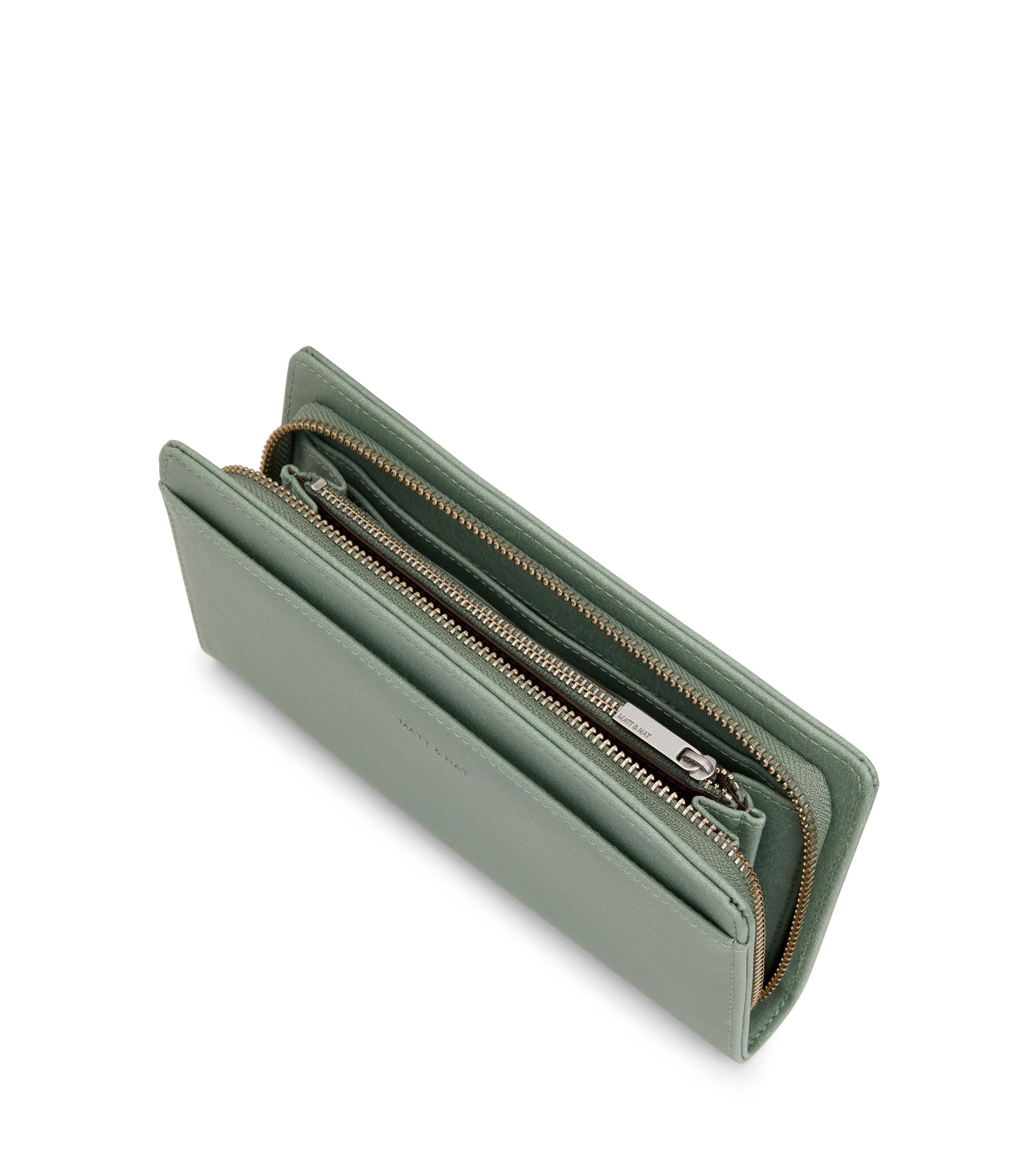 WEBBER Vegan Wallet - Vintage | Color: Green - variant::jade
