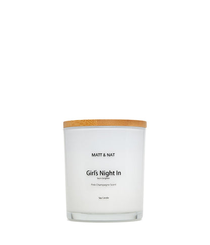 GIRLS NIGHT IN REG. ROUND Candle | Color: White - variant::white