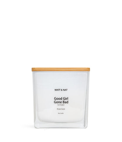 Good Girl Gone Bad Large Soy Candle | Color: White - variant::white