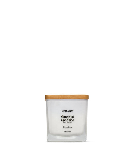 Good Girl Gone Bad Mini Soy Candle | Color: White - variant::white