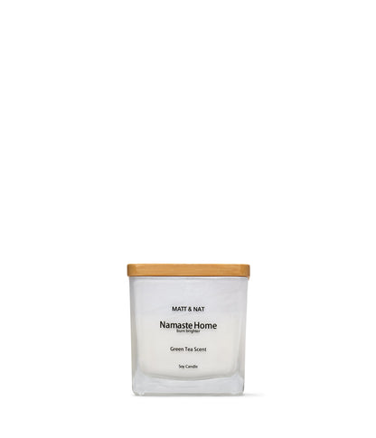 Namaste Home Mini Soy Candle | Color: White - variant::white