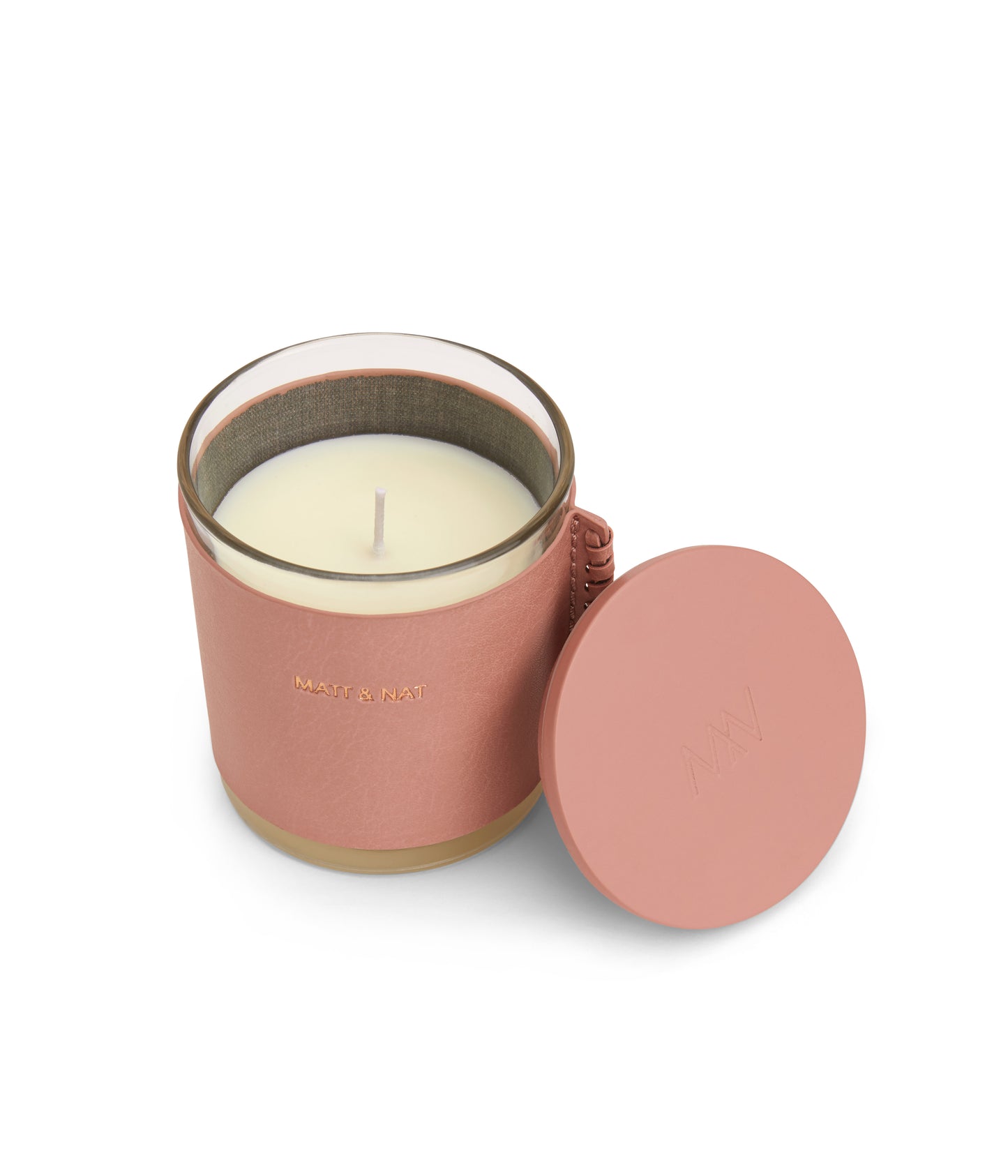 Turmeric In Your Life Soy Candle | Color: Pink - variant::cerami