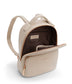 CAROSM Small Vegan Backpack - Loom | Color: Beige - variant::veil