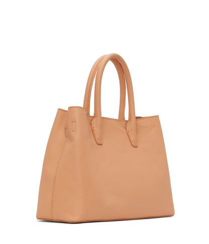 KRISTASM Small Vegan Satchel - Purity | Color: Orange - variant::melon