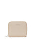 RUE Small Vegan Zip Wallet - Purity | Color: Beige - variant::opal