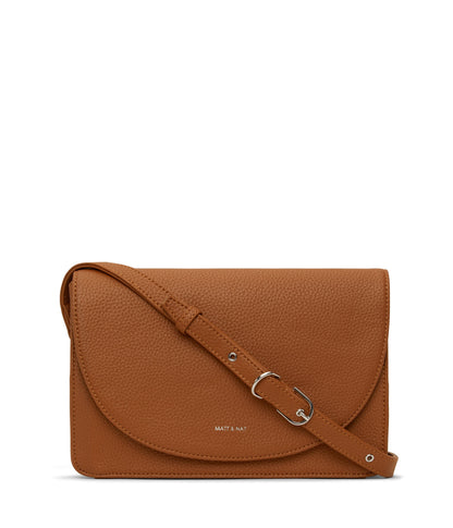 SOFI Vegan Crossbody Bag - Purity | Color: Tan - variant::carotene