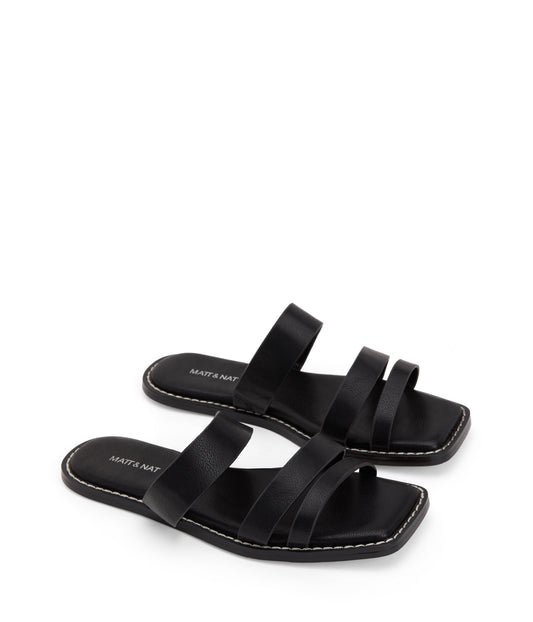 ANZU Vegan Sandals | Color: Black - variant::black