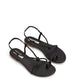 ARTIE Women's Vegan Flat Sandals | Color: Black - variant::black