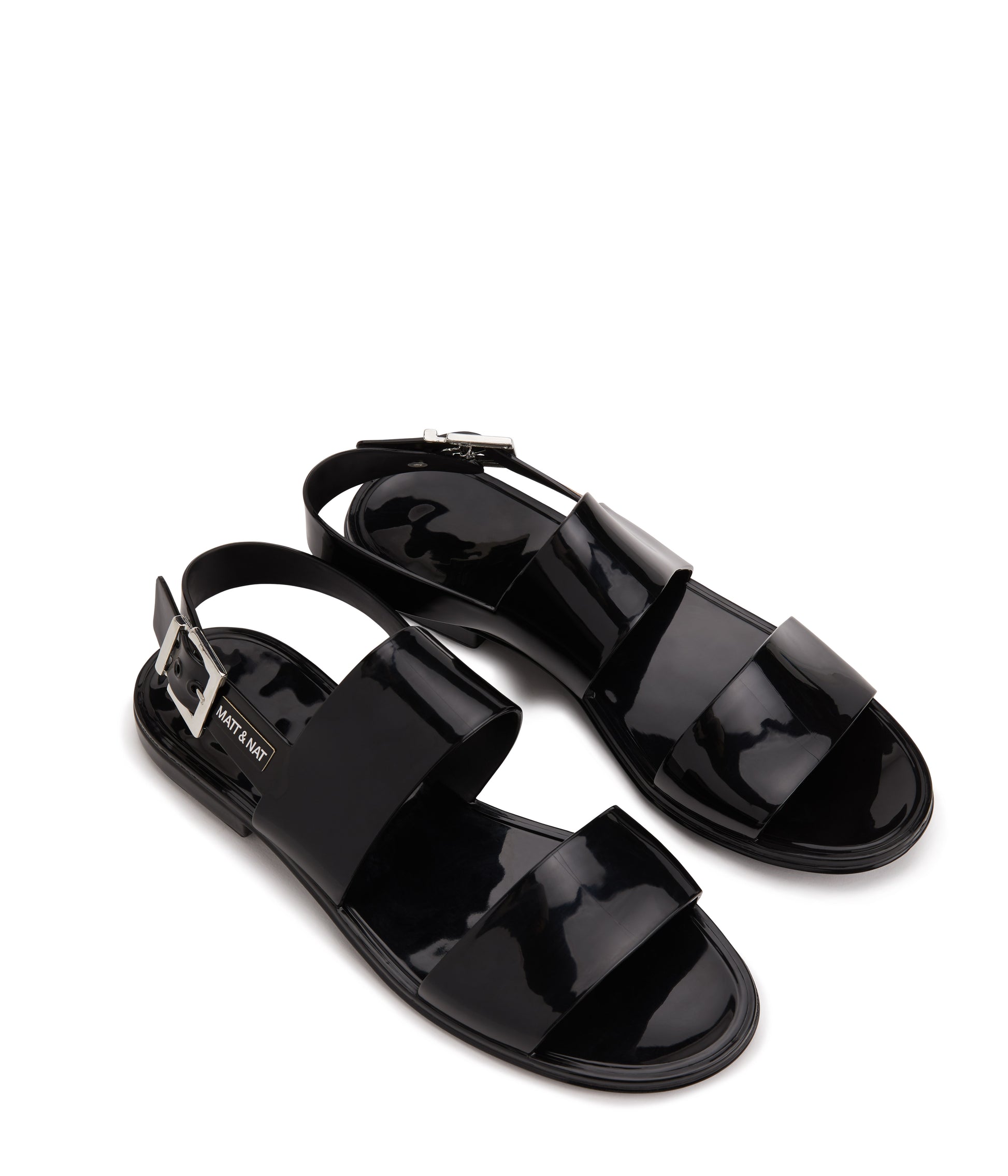 GLAM Women's Vegan Waterproof Sandals | Color: Black - variant::black