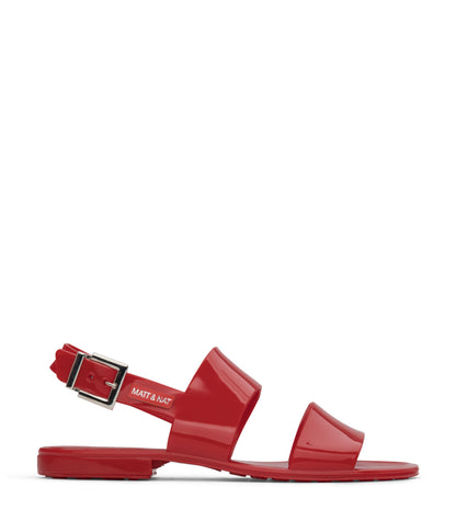 GLAM Women's Vegan Waterproof Sandals | Color: Red - variant::red