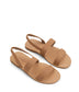 TILIE Women's Vegan Flat Sandals | Color: Tan - variant::maple