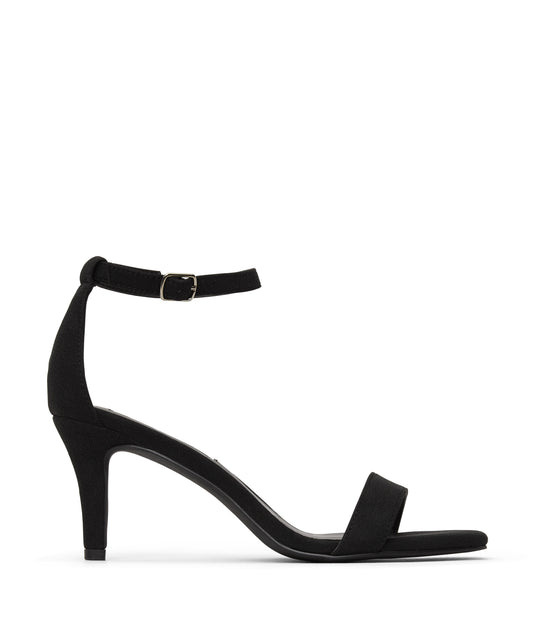 VIOLA Vegan Heels | Color: Black - variant::black