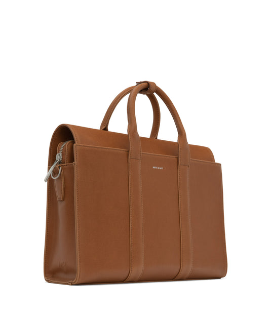 PARALLEL Vegan Satchel - Vintage | Color: Brown - variant::chili