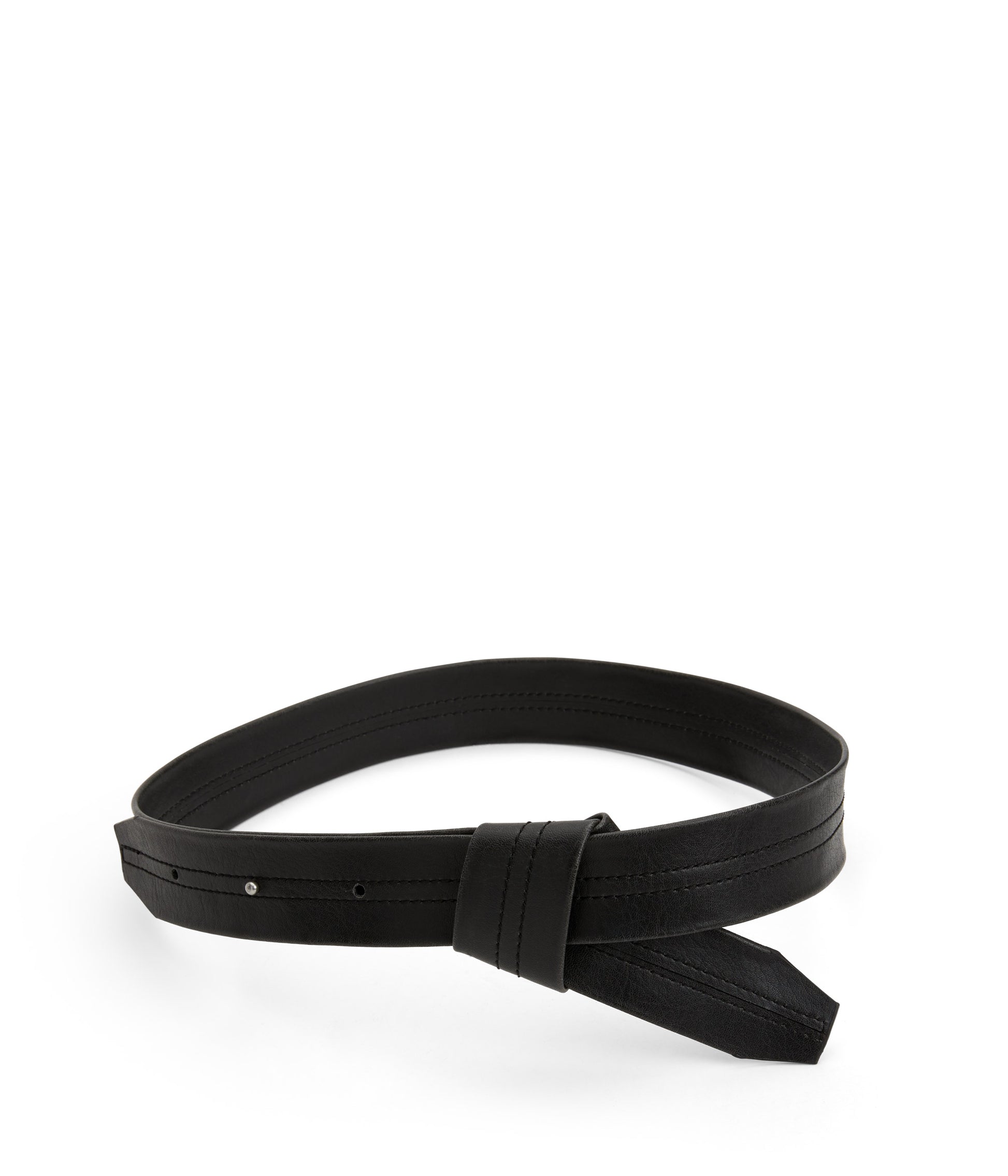 NODO Women's Vegan Leather Belt | Color: Black - variant::black