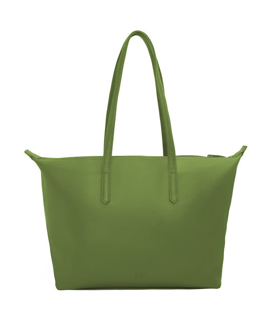 ABBI Vegan Tote Bag - Loom | Color: Green - variant::parrot