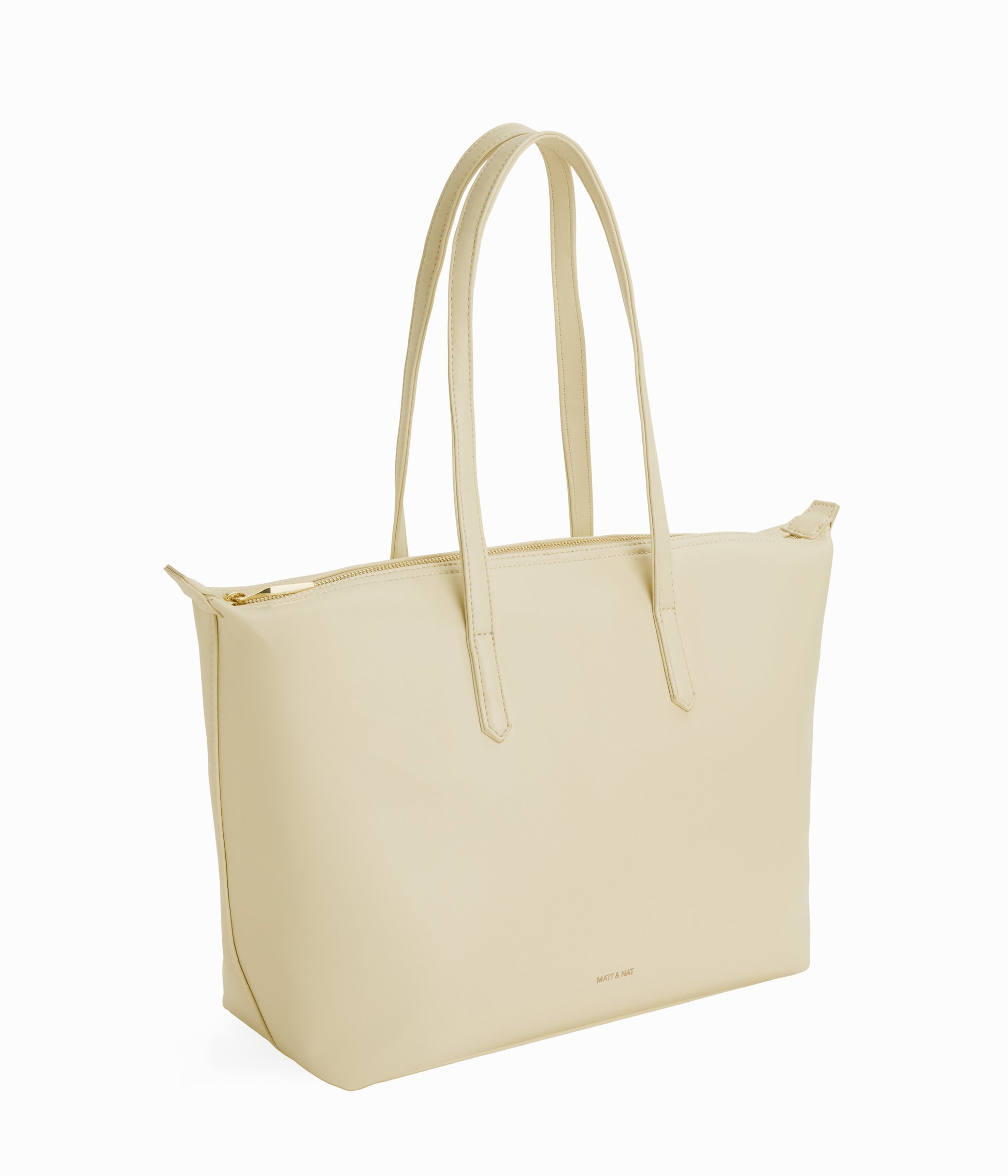 ABBI Vegan Tote Bag - Loom | Color: White - variant::tapioca